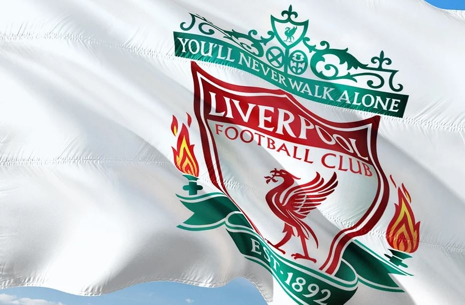 Flagge des FC Liverpool